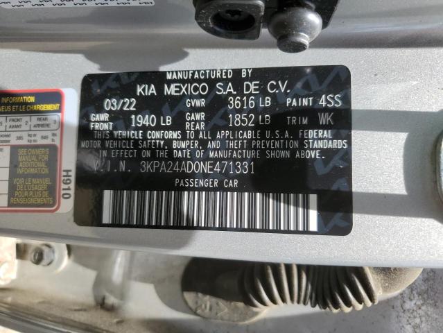 Photo 11 VIN: 3KPA24AD0NE471331 - KIA RIO LX 