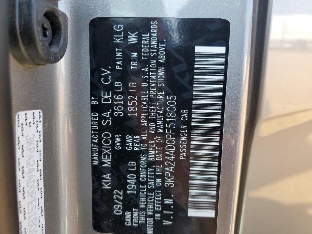 Photo 11 VIN: 3KPA24AD0PE518005 - KIA RIO LX 