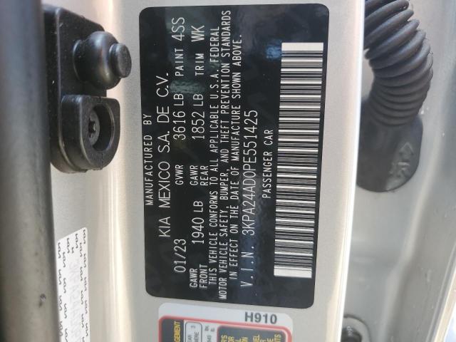 Photo 12 VIN: 3KPA24AD0PE551425 - KIA RIO LX 