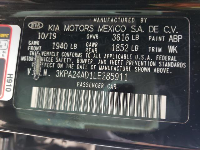 Photo 9 VIN: 3KPA24AD1LE285911 - KIA RIO LX 