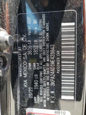 Photo 12 VIN: 3KPA24AD1ME428843 - KIA RIO LX 