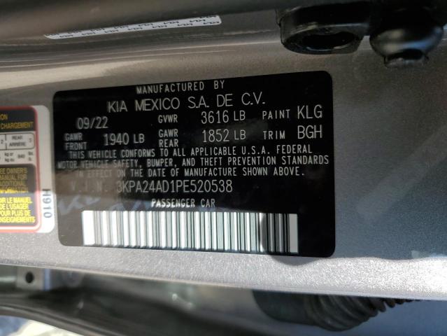 Photo 12 VIN: 3KPA24AD1PE520538 - KIA RIO LX 