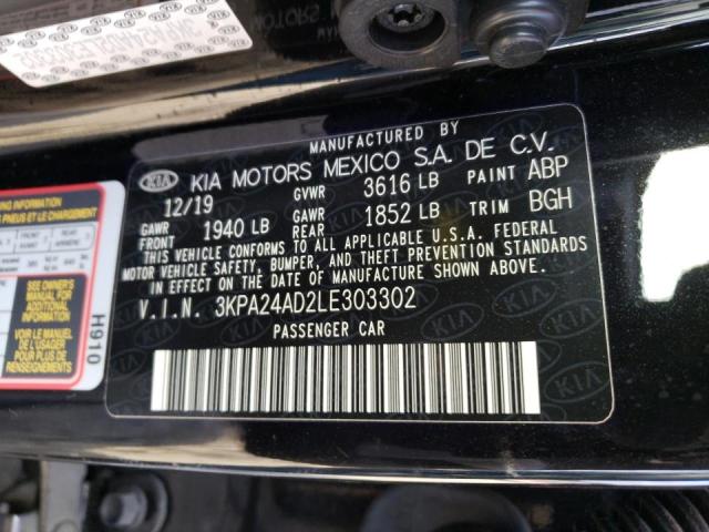 Photo 9 VIN: 3KPA24AD2LE303302 - KIA RIO LX 