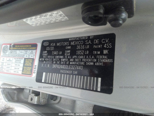 Photo 8 VIN: 3KPA24AD2LE327440 - KIA RIO 