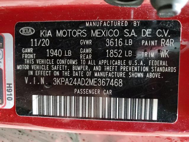 Photo 11 VIN: 3KPA24AD2ME367468 - KIA RIO LX 