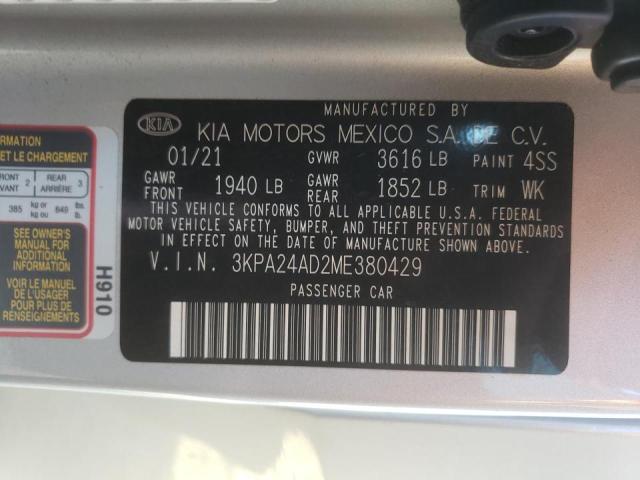 Photo 9 VIN: 3KPA24AD2ME380429 - KIA RIO LX 