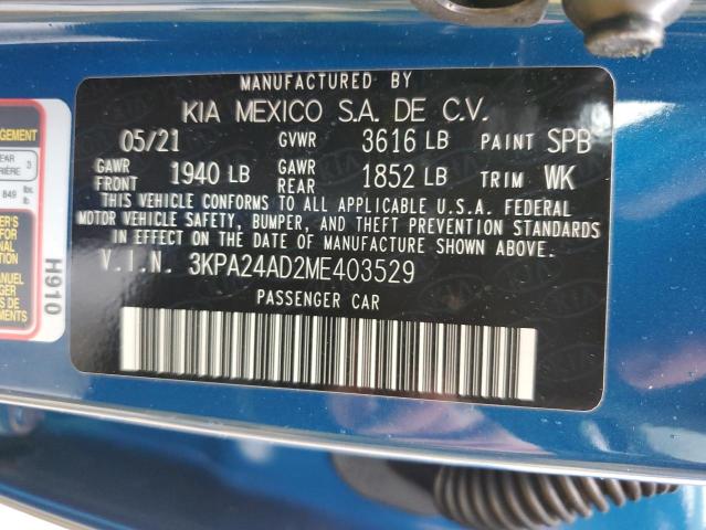 Photo 11 VIN: 3KPA24AD2ME403529 - KIA RIO LX 