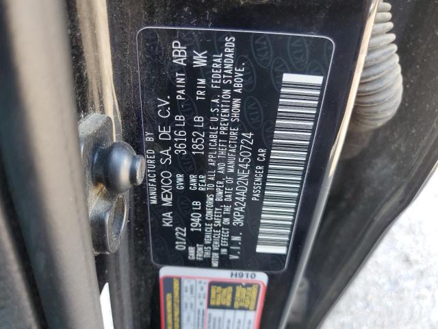 Photo 11 VIN: 3KPA24AD2NE450724 - KIA RIO LX 