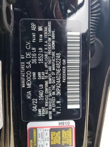 Photo 12 VIN: 3KPA24AD2NE482248 - KIA RIO LX 