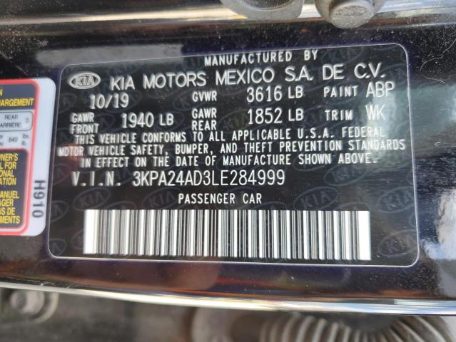 Photo 9 VIN: 3KPA24AD3LE284999 - KIA RIO LX 