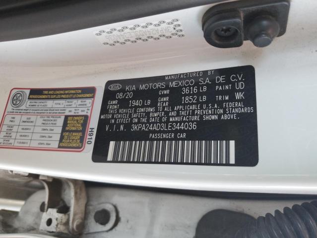 Photo 11 VIN: 3KPA24AD3LE344036 - KIA RIO LX 