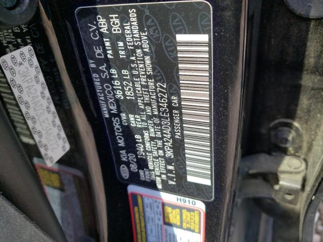 Photo 11 VIN: 3KPA24AD3LE346272 - KIA RIO LX 