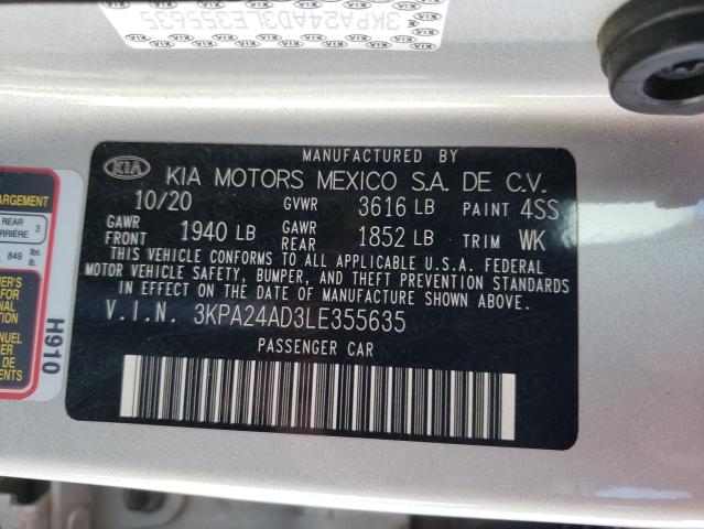 Photo 11 VIN: 3KPA24AD3LE355635 - KIA RIO 