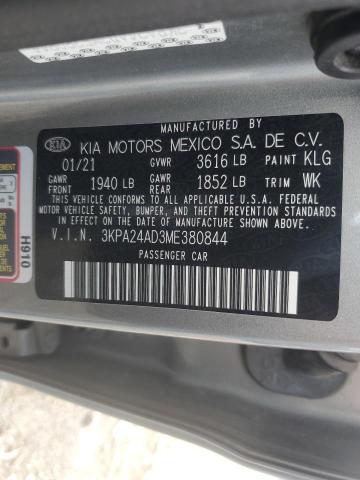 Photo 12 VIN: 3KPA24AD3ME380844 - KIA RIO LX 