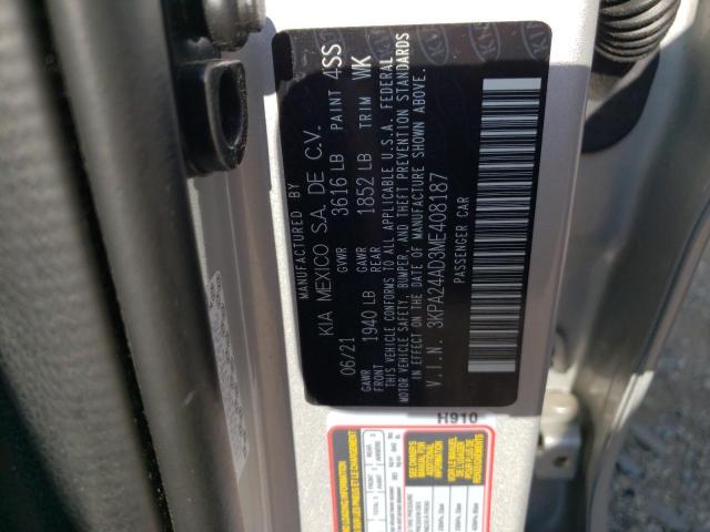 Photo 12 VIN: 3KPA24AD3ME408187 - KIA RIO LX 