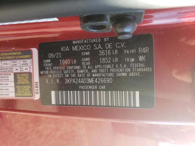 Photo 9 VIN: 3KPA24AD3ME426690 - KIA RIO LX 