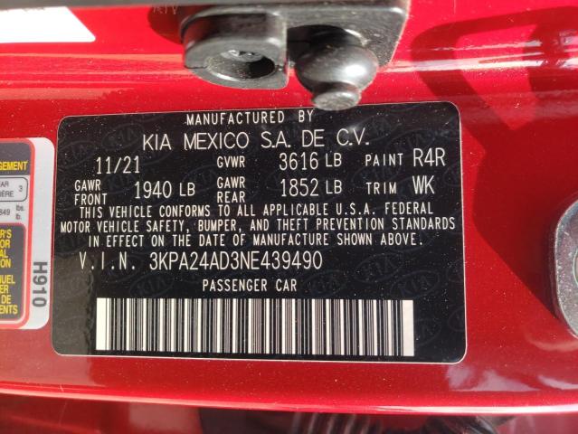 Photo 11 VIN: 3KPA24AD3NE439490 - KIA RIO LX 