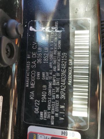 Photo 11 VIN: 3KPA24AD3NE482159 - KIA RIO LX 