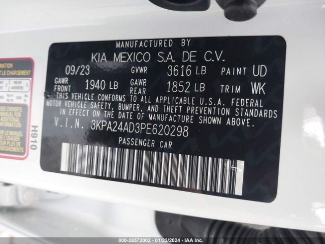 Photo 8 VIN: 3KPA24AD3PE620298 - KIA RIO 