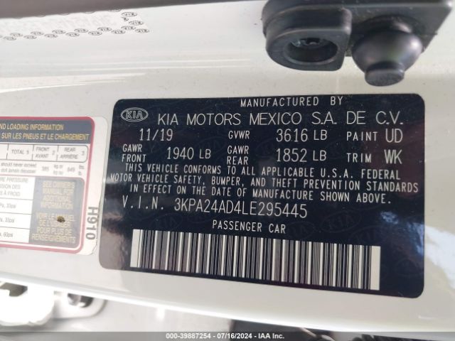 Photo 8 VIN: 3KPA24AD4LE295445 - KIA RIO 