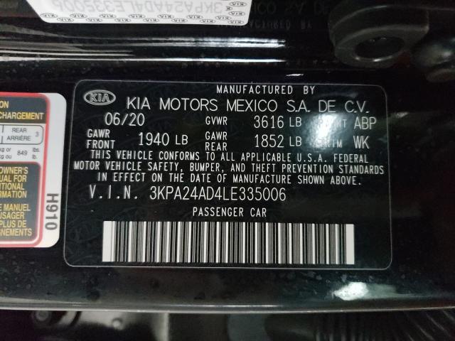 Photo 9 VIN: 3KPA24AD4LE335006 - KIA RIO LX 