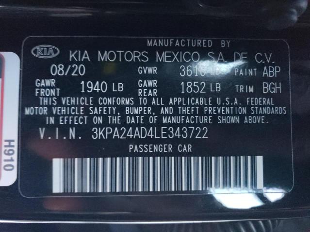 Photo 11 VIN: 3KPA24AD4LE343722 - KIA RIO LX 