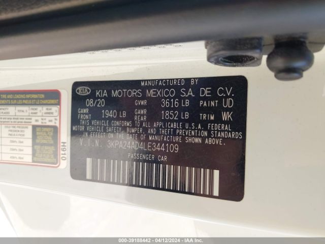 Photo 8 VIN: 3KPA24AD4LE344109 - KIA RIO 