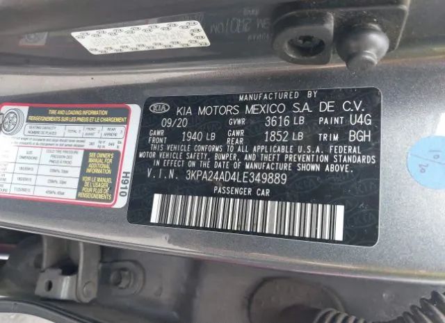 Photo 8 VIN: 3KPA24AD4LE349889 - KIA RIO 