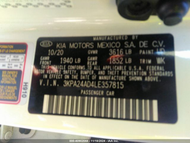 Photo 8 VIN: 3KPA24AD4LE357815 - KIA RIO 