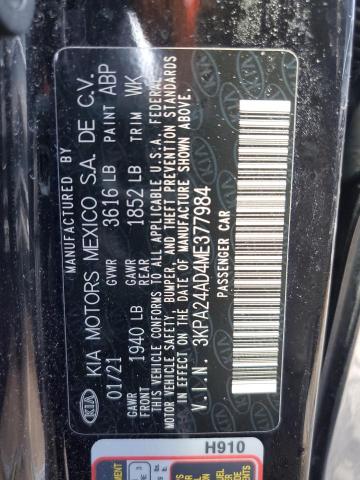 Photo 11 VIN: 3KPA24AD4ME377984 - KIA RIO LX 