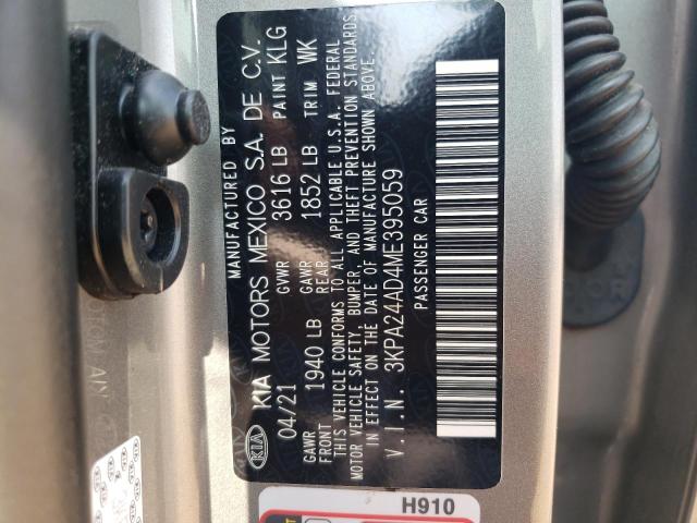 Photo 11 VIN: 3KPA24AD4ME395059 - KIA RIO LX 