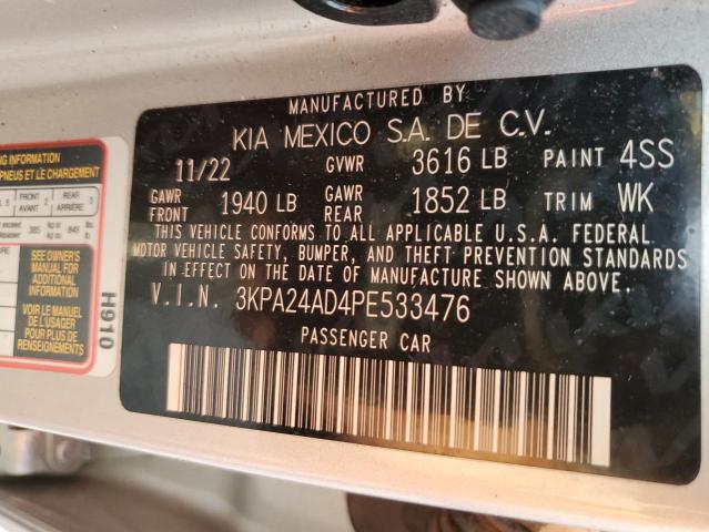 Photo 11 VIN: 3KPA24AD4PE533476 - KIA RIO LX 