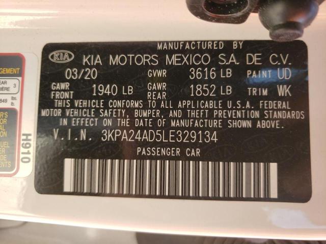 Photo 9 VIN: 3KPA24AD5LE329134 - KIA RIO LX 