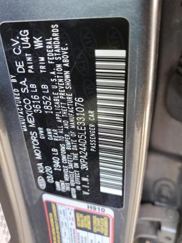 Photo 12 VIN: 3KPA24AD5LE331076 - KIA RIO 