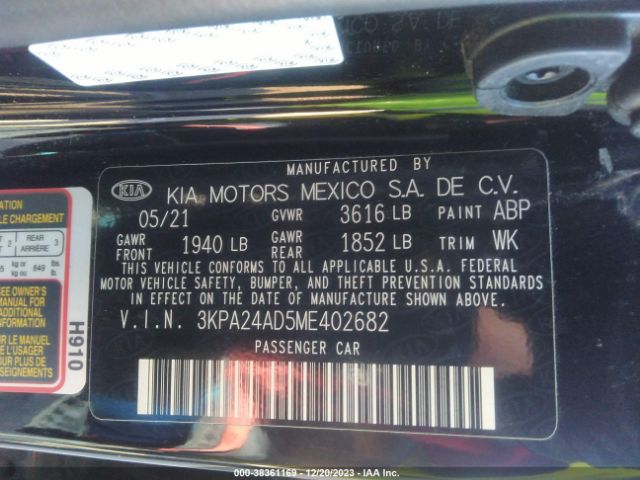 Photo 8 VIN: 3KPA24AD5ME402682 - KIA RIO 