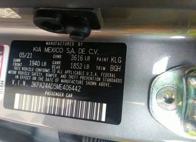 Photo 8 VIN: 3KPA24AD5ME406442 - KIA RIO 