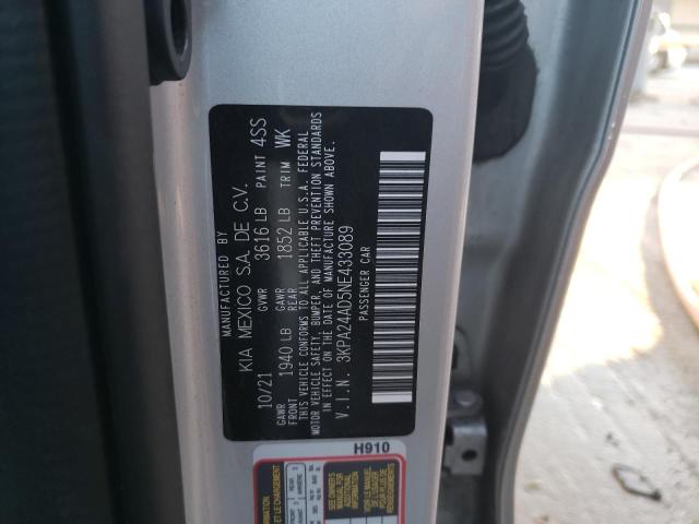 Photo 11 VIN: 3KPA24AD5NE433089 - KIA RIO 