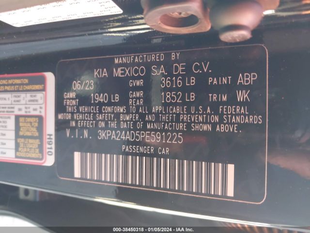 Photo 8 VIN: 3KPA24AD5PE591225 - KIA RIO 