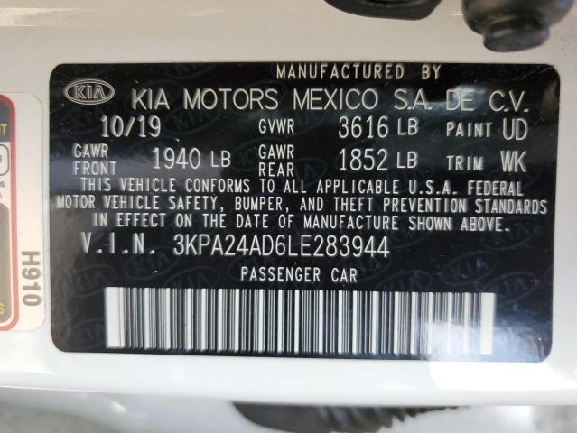 Photo 9 VIN: 3KPA24AD6LE283944 - KIA RIO LX 