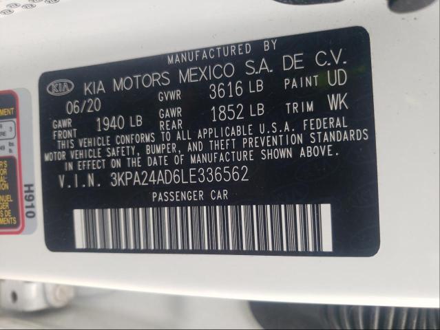 Photo 9 VIN: 3KPA24AD6LE336562 - KIA RIO LX 