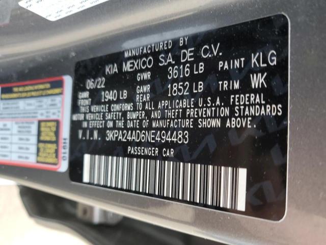 Photo 11 VIN: 3KPA24AD6NE494483 - KIA RIO LX 