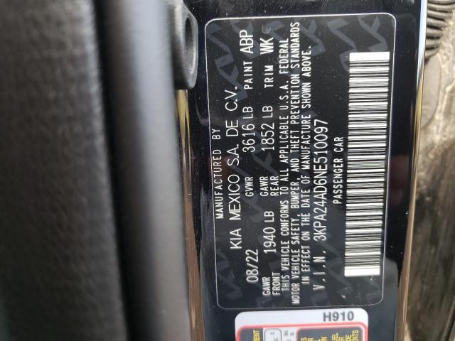 Photo 11 VIN: 3KPA24AD6NE510097 - KIA RIO 