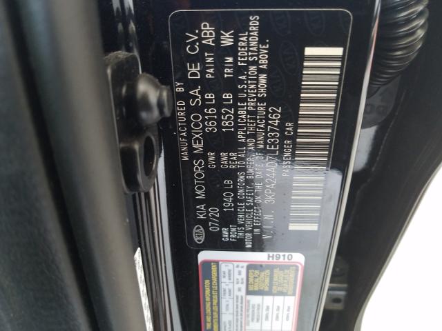 Photo 9 VIN: 3KPA24AD7LE337462 - KIA RIO 