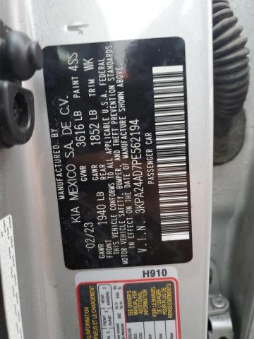 Photo 11 VIN: 3KPA24AD7PE562194 - KIA RIO LX 