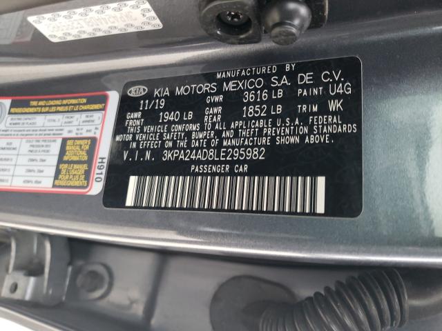 Photo 9 VIN: 3KPA24AD8LE295982 - KIA RIO LX 