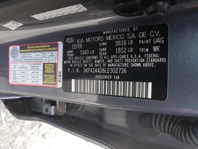 Photo 9 VIN: 3KPA24AD8LE302736 - KIA RIO LX 