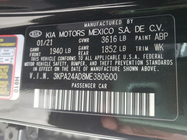 Photo 9 VIN: 3KPA24AD8ME380600 - KIA RIO LX 