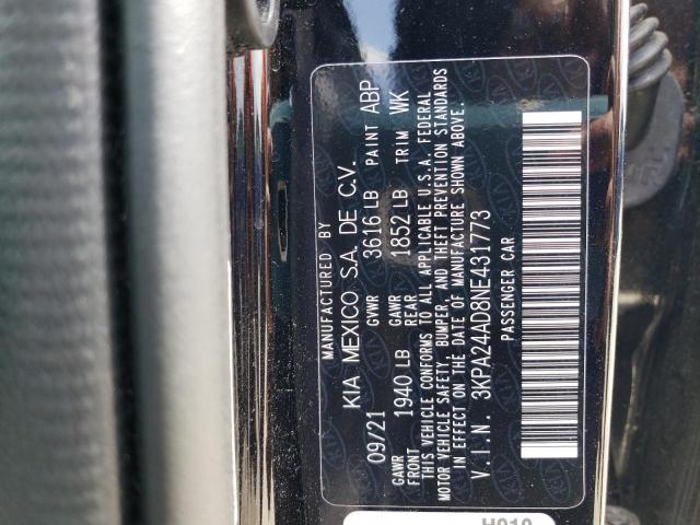 Photo 11 VIN: 3KPA24AD8NE431773 - KIA RIO LX 