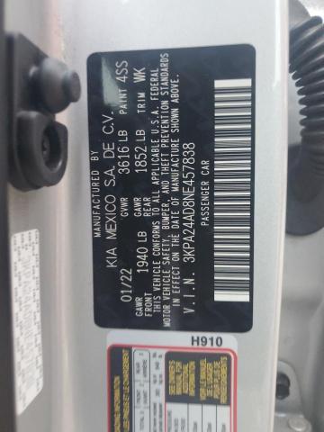 Photo 11 VIN: 3KPA24AD8NE457838 - KIA RIO 