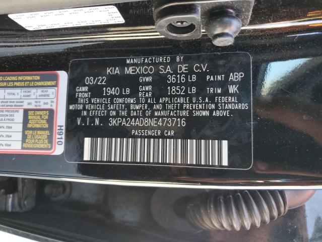 Photo 12 VIN: 3KPA24AD8NE473716 - KIA RIO LX 